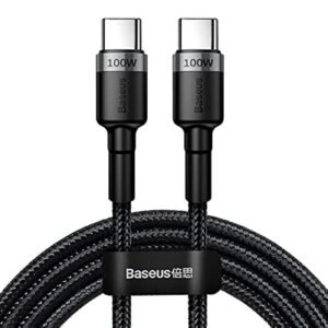Baseus USB-C to USB-C Cable 2m (100W PD) – Black